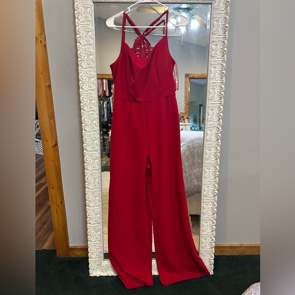 Miami Vibrant Red Jumpsuit